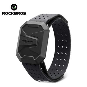 ROCKBROS Heart Rate Monitor ANT+ & Bluetooth Heart Rate Sensor Waterproof Magentic Charging Heart Rate Armband For Outdoor Sports Cycling