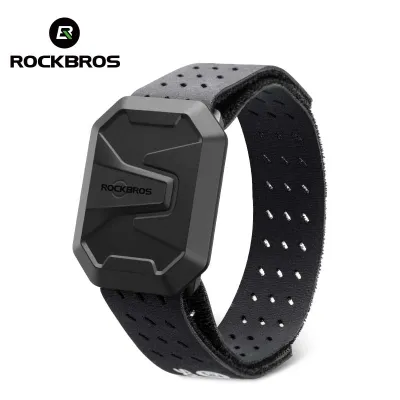 ROCKBROS Heart Rate Monitor Bluetooth & ANT+ Dual-Mode IP67 Waterproof Long Endurance Heart Rate Sensor Cycling Running Compatible with Bike Computer Phone Fitness APP Smart Heart Rate Monitor