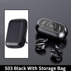 DISOUR Bone Conduction Concept Wireless Headphone Touch Control Noise Cancelling HiFi Bass Stereo Bluetooth 5.2 Ear-Clip Earbuds Earphones Game Sport Waterproof Music TWS Headsets For iPhone/Samsung/Xiaomi/Huawei/Oppo/Vivo/REALME//INFINIX