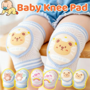 Baby Knee Pad Soft Cotton Kids Mesh Knee Pad Anti Slip for 0-4years Toddler Crawling Knee Protector