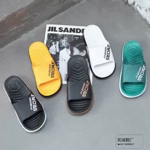 [Free Shipping] New mens flip-flops Korean style casual fashion home bathroom couples slippers soft and comfortable slippers for men and women