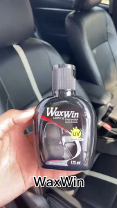 Wax Win นํ้ายาเคลือบเงาเบาะรถ เคลือบเงา เคลือบเบาะหนัง Leather & Vinyl Polish 125ml.
