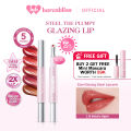 [NEW LAUNCH] BNB barenbliss Star-Glazing Lipcerin | Liptint lipgloss dengan Hidrasi 72 Jam, stained, Bibir Plumpy & Glossy dengan 5X Ceramide dan 2X Peptides, dengan UV SPF 25 PA+++ dan Aplikator Steel serta Stain Tahan Lama dan Vitamin E. 