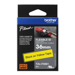 Brother Flexible ID TZe Label Tape – Up To 6mm ~ 36mm | Durable Cable & Wire Identification Labels