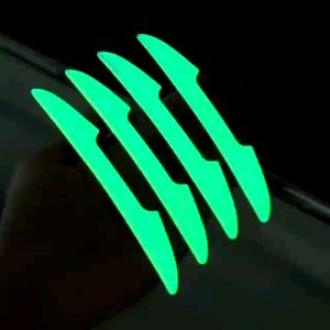 Door Guard / Stiker Emblem Timbul TWO TONE luminous pelindung pintu mobil bisa berubah warna di dua kondisi terang dan gelap