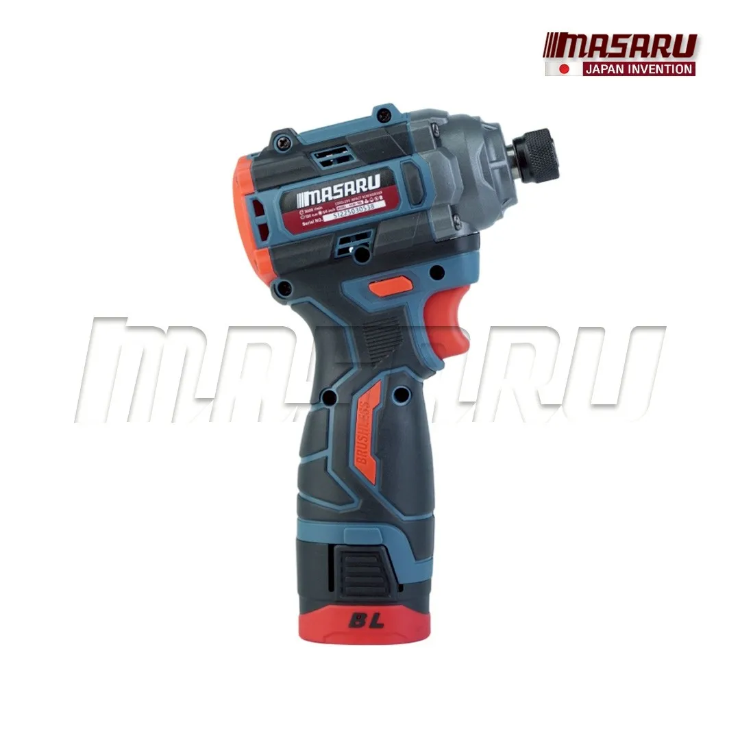 MASARU รุ่น SCDI-185 แรงบิด 185 N.m ไขควงกระแทกไร้สาย สว่านไร้สาย แบตเตอรี่ลิเธียม 16.8V เจาะ ขันสกรู ได้ 3 ระดับ