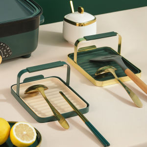 Multi-function Spatula Rack Storage Portable Drain Tool Cooking Spatula Spoon Storage Rack Accessories Kitchen Supplies