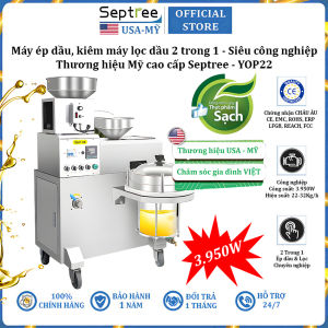Máy ép dầu ăn thực vật kiêm máy lọc dầu 2 trong 1 công nghiệp thương hiệu Mỹ cao cấp Septree YOP22 3950W - Hàng chính hãng (BH 1 NĂM)