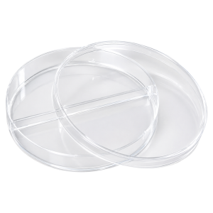 PETRIDISH PLASTIC 2 ROOM STERILE 10PCS/PACK