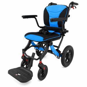 [SG Stock]Shower Wheelchair Lightweight Folding Transport Chair with Removable Cushion Height-Adjustable Handle for Elderly and Injured Ergonomic Design