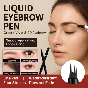 【LANFO Genuine 】Three-Pronged Eyebrow Pencil Waterproof Long-Lasting Non-Fading Female Root Distinct Wild Eyebrow Novice Brand Authentic Official三分叉眉笔防水持久
