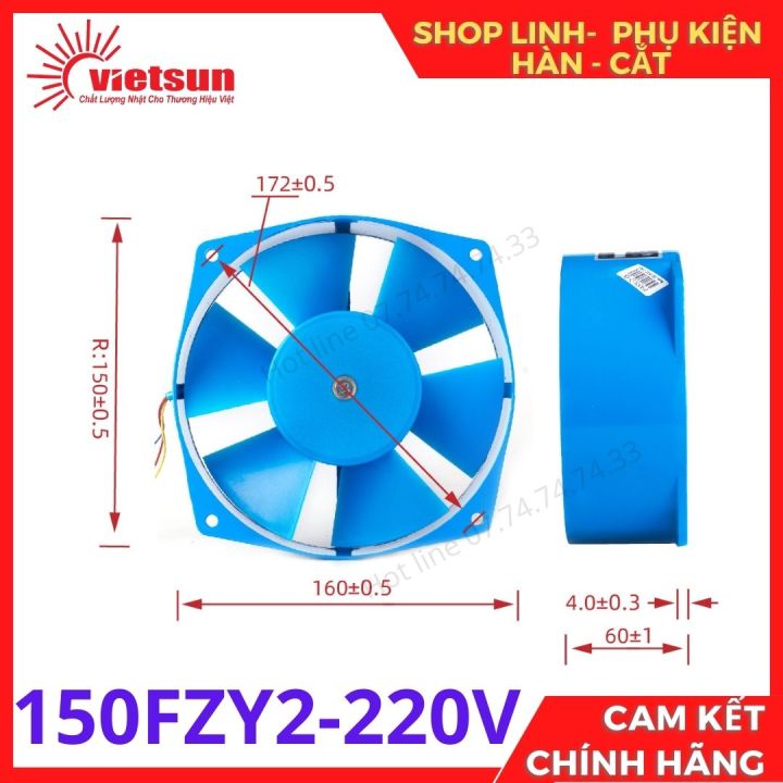 Quạt tản nhiệt 150FZY, quạt làm máy máy hàn 220V, 380V | Lazada.vn
