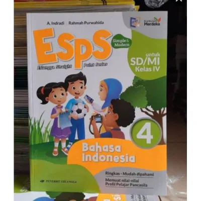 Buku Esps Bahasa Indonesia untuk SD / MI kelas 4 kurikulum merdeka