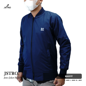 Jstro Jaket Bomber GN Navy