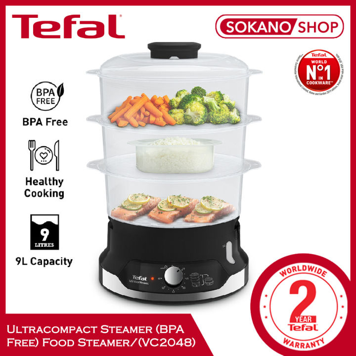 Tefal (VC2048) Steamer (BPA Free) Food Steamer/ Pengukus