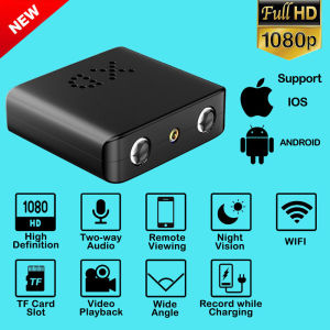 【3 year warranty】Hidden Mini Camera HD 1080P Wifi Camera XD Camcorder Infrared Night Vision DV Micro spy Cam Video mini camera spy connect phone secure hidden camera monitoring cctv camera spy cam connect to cellphone