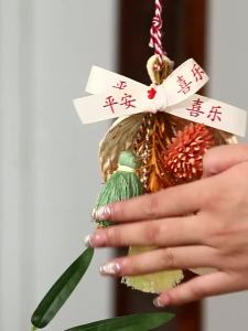 Đèn lồng tre đan quà tặng Tết Trung Thu đồ lưu niệm mặt dây chuyền dệt thủ công đồ trang trí cho các quầy hàng vỉa hè chợ đêm và bán hàng hóa nhỏ.