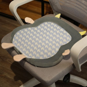 Summer ice silk cool seat cushion office sedentary breathable cool cushion student chair butt cushion chair cushion car seat