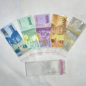 10PCS Plastik Opp Seal Buket Uang / Plastik Untuk Uang / Plastik Buket Uang 1004