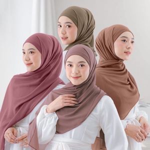 pashmina inner - jilbab instan terbaru 2024 kekinian viral - pasmina diamonds panjang 175×75 tebal