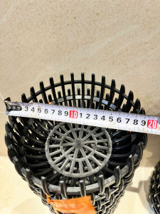 Chậu nhựa giả gỗ chậu bí chậu giả đất trồng hoa lan móc treo chậu trồng hoa lan