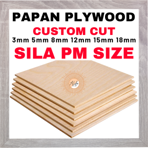 ALife World PLYWOOD Board 3mm 5mm 8mm 12mm 15mm 18mm Custom Cut Size plywood sheet wood panel CUT TO SIZE