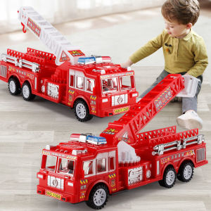 Lori bomba Fire Truck Engine Fireman Bomba Toy with Extended Ladder
