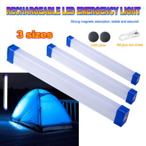 Emergency LED Light Tube Rechargeable Night Light Market Light Outdoor Camping Lamp Tent Light Parking Light Pasar Malam Lampu