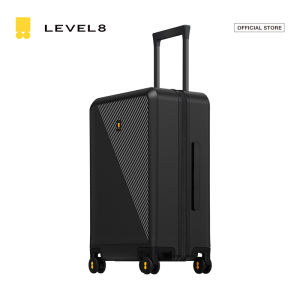 Level8 Glitter trolley luggage case 24" BLACK