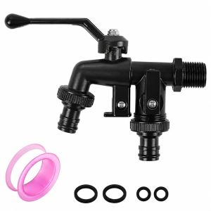Universal Dual Tap Water Tap Faucet Double Water Outlet For Double Water Supply Tap