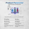 8 in 1 Alkaline Water Filter Complete Set Household 3 Stage Water Purifier Home Drinking System. 
