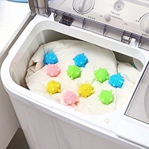 1 TAKE 1 2PCS Reusable Laundry Magic Ball Clothes Cleaning Washing Machine Solid Magic Balls  P2455