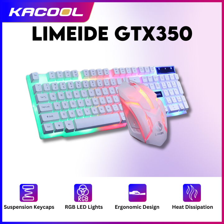 Popcorn 618 RGB Wired Gaming Keyboard And Mouse Set 16 Backlighting