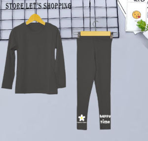 Setelan Manset Anak Motif Manset Dan Legging Anak Motif Happy Time/Set Anak Usia 2-12 Tahun Seri 1