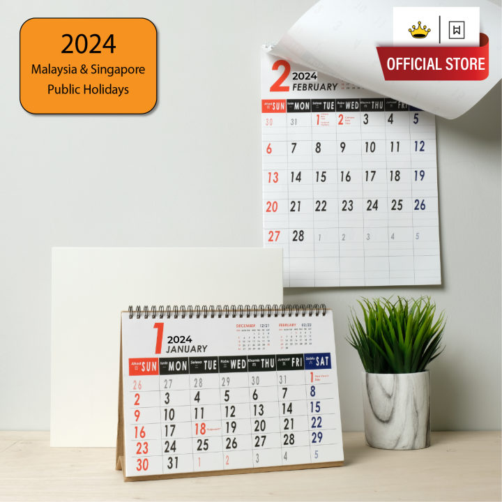 NEW 2024 Handwriting Desk / Standing / Hanging Calendar Monthly