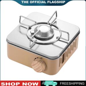 [CHAMAIR MALL]Portable Gas Furnace with Storage Bag Picnic Cooking Stove Multi-Purpose Mini Cassette Stove for Emergency Situation