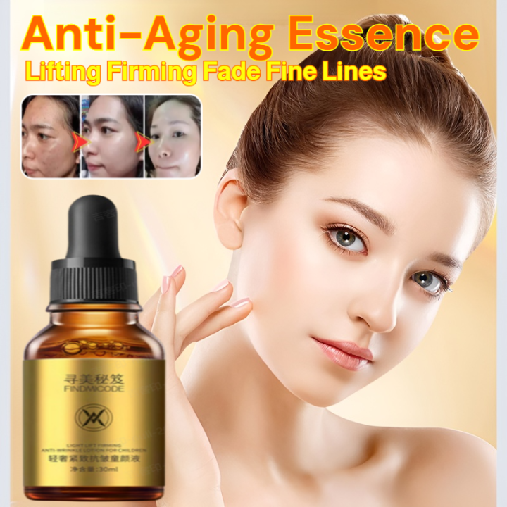 Anti-Aging Essence Anti-Wrinkle Serum Lifting Firming Fade Fine Lines Whitening Brighten Nourish Skin Care