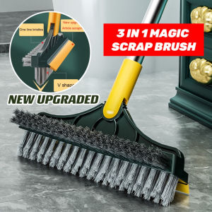 🔰 3in1 Magic Broom Floor Cleaning Brush Gap Scrub Brush Tile Kitchen Bathroom Glass Toilet