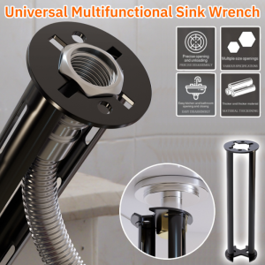 Multifunctional Sink Wrench Sink Wrench Faucet Plumbing Tool Four-jaw Hex Plumbing Wrench Basin Wrench