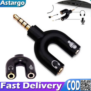 3.5mm Jack 2in1 Stremmer for Youtube for TikTok Portable Aux Audio Adapter for Microphone/ Earphone