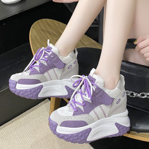 รองเท้ากีฬาแฟชั่นหนังแท้รองเท้าผู้หญิงลำลอง