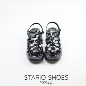 Stario ♦️ พร้อมส่ง ส่งไว รุ่น MK422 สูง2นิ้ว หน้าสวม เท้าอวบ+1❗️ รองเท้าสุขภาพดีไซน์แฟชั่น หรู ดูแพง ไม่แก่ ใส่ทำงานหรือออกงานก็สวย