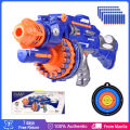 【Christmas Present】Soft bullet blaster Big electric soft bullet blaster guns Nerf X Hero Automatically loaded Soft elastic Submachine. 