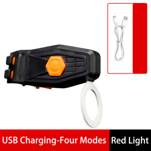 Lampu Belakang Sepeda Love Tail Light LED Bicycle Usb Charging