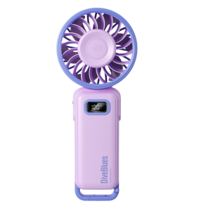 Diveblues 100-Speed Turbo Cooling Fan | 4-in-1 Portable Fan with 3600mAh Battery HD Display & Stepless Control for Travel Office and Outdoor