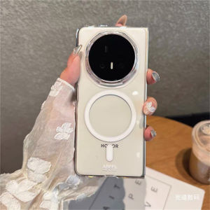 Case For Honor Magic V5 5G For Transparent Hard Case For Crystal Transparent Anti Phone Cover Shockproof Bumper