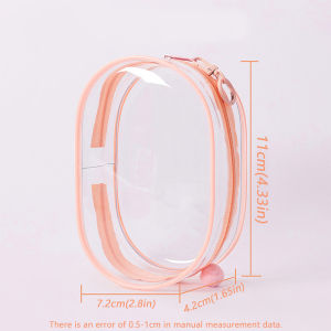 กระเป๋าเก็บของสีสันสดใสโปร่งใส กระเป๋า Pvc สามมิติ พวงกุญแจกระเป๋าห้อยใส่อาร์ตทอยน่ารัก ที่จัดระเบียบของเล่นตุ๊กตาทรงกลม สำหรับคนที่อยากพาน้อง art toy ไปกับเราทุกที่