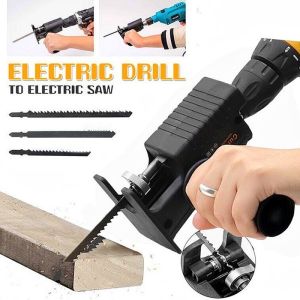 LIVING HOME NEW PROMO adapter bor ke gergaji converter drill adaptor mesin jigsaw adaptor jigsaw ke mesin bor jig saw gergaji kayu reciprocating drill saw head original adapter jigsaw gergaji bor tangan gergaji konektor