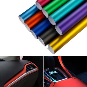 30*152cm Car Motorcycle Motor Matte Chrome Satin Ice Carbon Sticker PVC Vinyl Wrap Plating Body Cover Auto Tinted Film Stickers and Decals