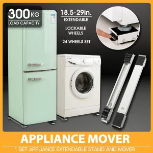 House of EQA Furniture Appliance Adjustable Mover Set [300KG MAX LOAD] with 24 Heavy Duty Lockable Wheels Furniture Lifter Household Heavy Duty Universal Wheel 2PC Roller Set Heavy Appliance Furniture Lifting Furniture Moving Tool Set